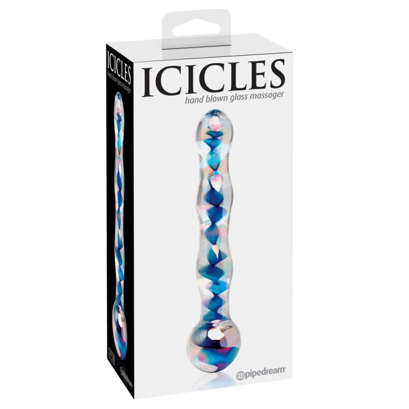 Icicles - Ręcznie Wykonane Ekskluzywne Szklane Dildo